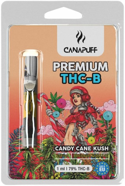 CanaPuff Cartridge | THCB 79 % 1ml | Candy Cane Kush