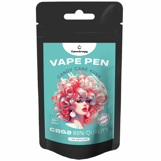 CBG9 1 ML Disposable Vape Pen Candy Cane Kush