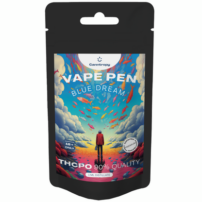 Canntropy THCPO Disposable Vape Pen Blue Dream, THCPO 90%, 1ml