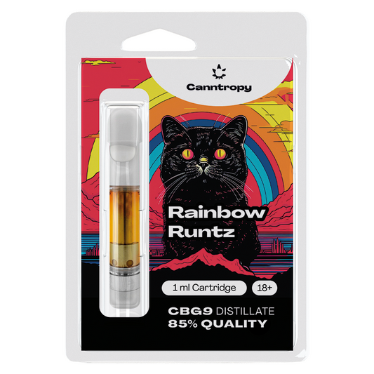 Canntropy CBG9 Cartridge Rainbow Runtz, CBG9 85%, 1 ml