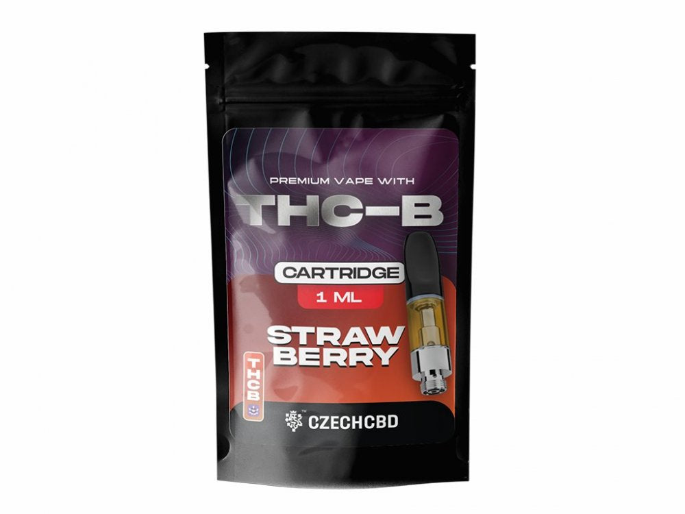 Czech CBD THCB Cartridge Strawberry, THCB 15 %, 1 ml