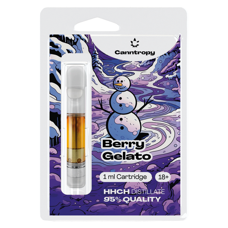 Canntropy HHCH Cartridge Berry Gelato, HHCH 95%, 1 ml