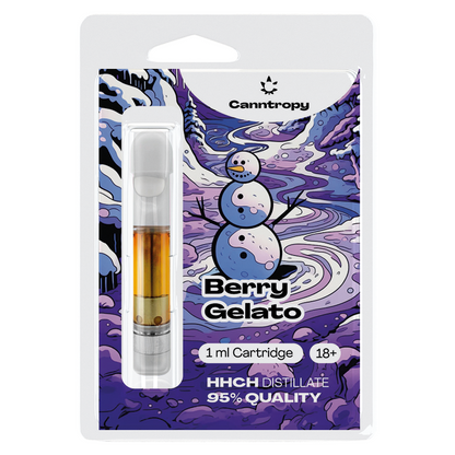 Canntropy HHCH Cartridge Berry Gelato, HHCH 95%, 1 ml