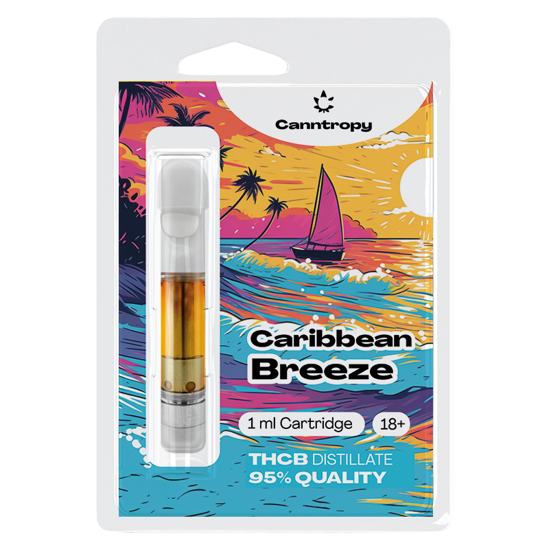 Canntropy THCB Cartridge Caribbean Breeze, THCB 95%, 1 ml